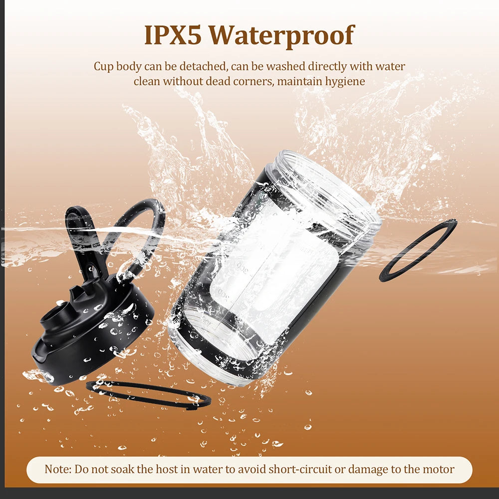 Portable Protein Shaker Bottle